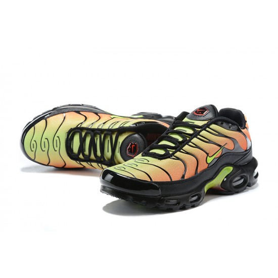 Air Max Plus Tn Black Yellow AQ9979-001 Mens Sneakers