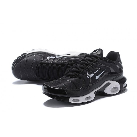 Air Max Plus Tn Black and White Mens Sneakers