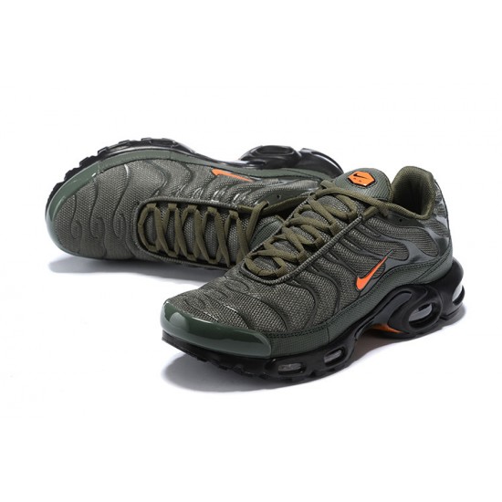 Air Max Plus Tn Green Orange Mens Sneakers