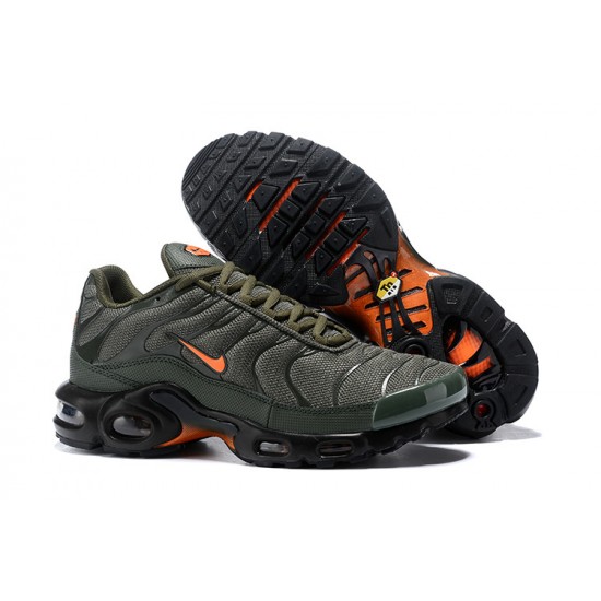 Air Max Plus Tn Green Orange Mens Sneakers