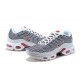 Air Max Plus Tn Grey and White Mens Sneakers