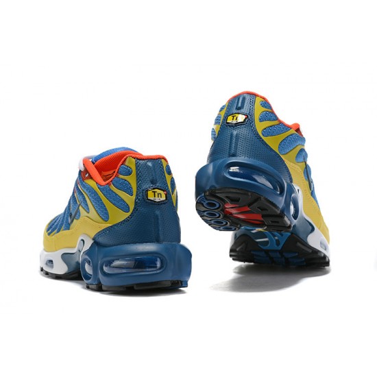 Air Max Plus Tn SE Blue Yellow CJ9987-600 Mens Sneakers