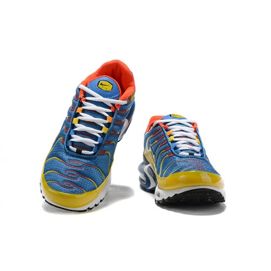 Air Max Plus Tn SE Blue Yellow CJ9987-600 Mens Sneakers