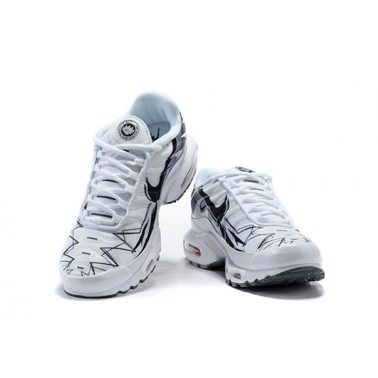 Air Max Plus Tn White Black BV1983-100 Mens Sneakers