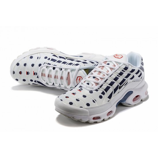 Air Max Plus Tn White Blue CI9103-100 Mens Sneakers