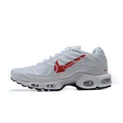 Air Max Plus Tn White Red CU3454-100 Mens Sneakers