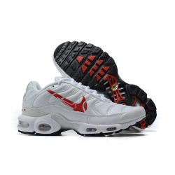 Air Max Plus Tn White Red CU3454-100 Mens Sneakers