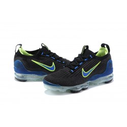 Air VaporMax 2021 Flyknit Black Green and Blue W/M Sneakers