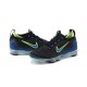 Air VaporMax 2021 Flyknit Black Green and Blue W/M Sneakers