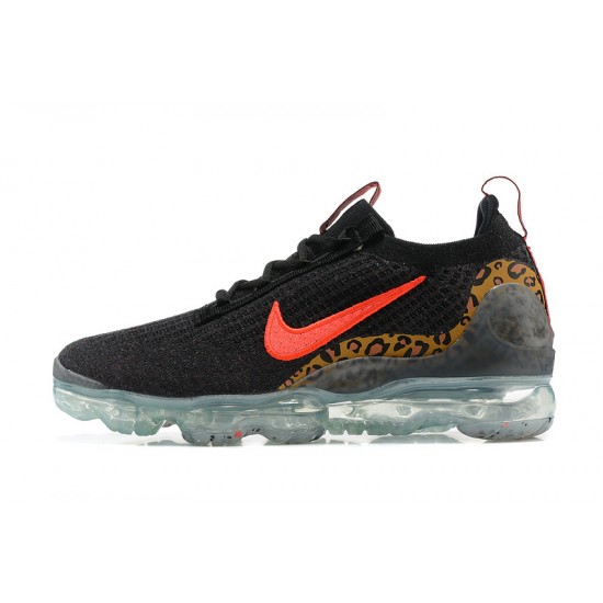 Air VaporMax 2021 Flyknit Black Red W/M Sneakers