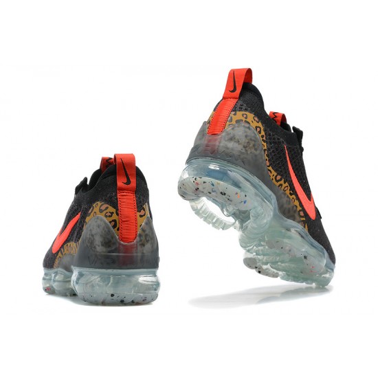 Air VaporMax 2021 Flyknit Black Red W/M Sneakers