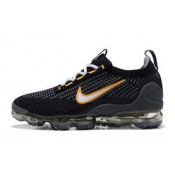 Air VaporMax 2021 Flyknit Black Yellow DH4086-001 W/M Sneakers