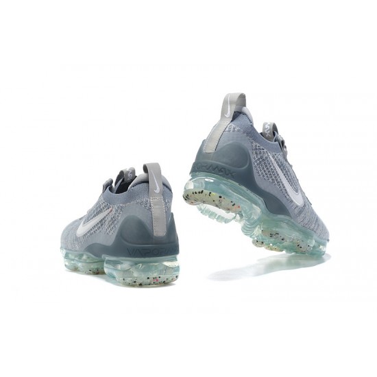 Air VaporMax 2021 Flyknit Grey Blue DH4084-400 W/M Sneakers