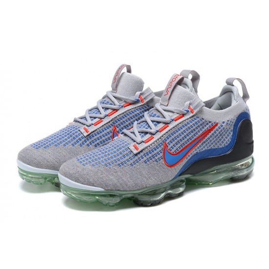 Air VaporMax 2021 Flyknit Grey Blue DX3368-700 W/M Sneakers