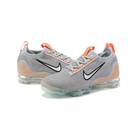 Air VaporMax 2021 Flyknit Grey Orange DH4084-002 W/M Sneakers