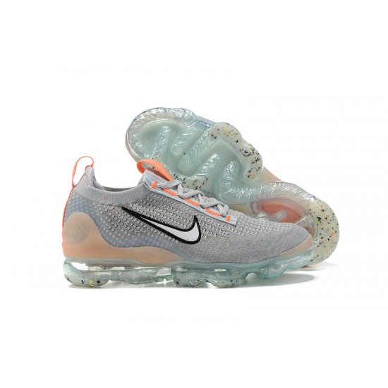 Air VaporMax 2021 Flyknit Grey Orange DH4084-002 W/M Sneakers