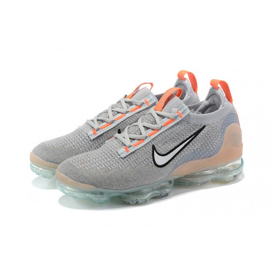 Air VaporMax 2021 Flyknit Grey Orange DH4084-002 W/M Sneakers