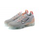 Air VaporMax 2021 Flyknit Grey Orange DH4084-002 W/M Sneakers