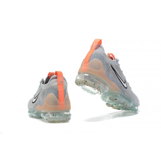 Air VaporMax 2021 Flyknit Grey Orange DH4084-002 W/M Sneakers