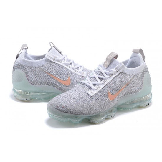 Air VaporMax 2021 Flyknit Grey Orange DH4090-002 W/M Sneakers