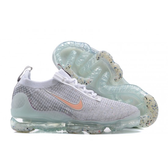 Air VaporMax 2021 Flyknit Grey Orange DH4090-002 W/M Sneakers