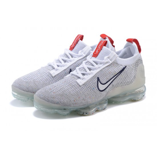 Air VaporMax 2021 Flyknit Grey Red DB1550-003 W/M Sneakers