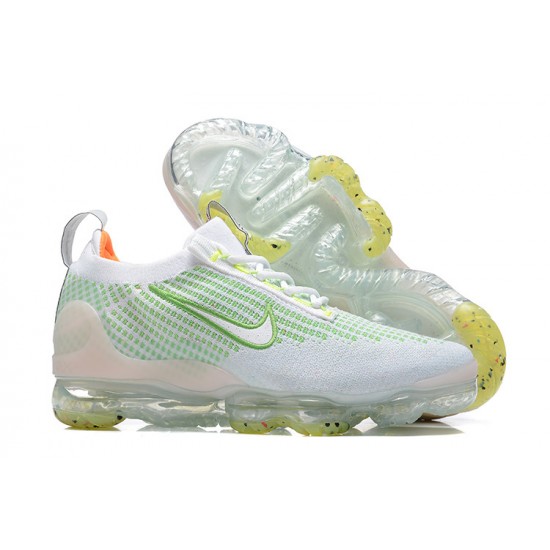 Air VaporMax 2021 Flyknit White Green FD0871-100 W/M Sneakers