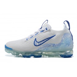 Air VaporMax 2021 Flyknit White and Blue W/M Sneakers