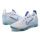 Air VaporMax 2021 Flyknit White and Blue W/M Sneakers