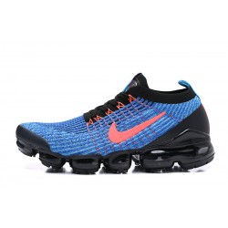 Air VaporMax Flyknit 3 Black Blue AJ6900-015 W/M Sneakers