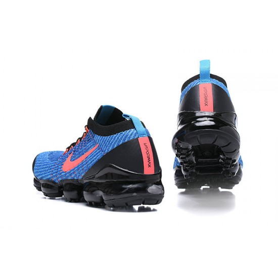 Air VaporMax Flyknit 3 Black Blue AJ6900-015 W/M Sneakers