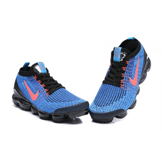 Air VaporMax Flyknit 3 Black Blue AJ6900-015 W/M Sneakers