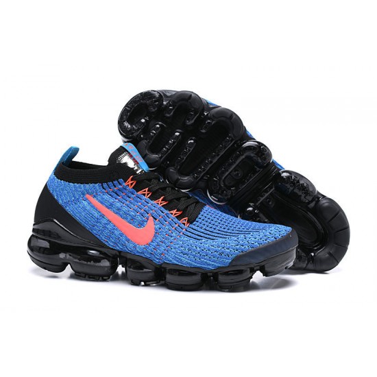 Air VaporMax Flyknit 3 Black Blue AJ6900-015 W/M Sneakers