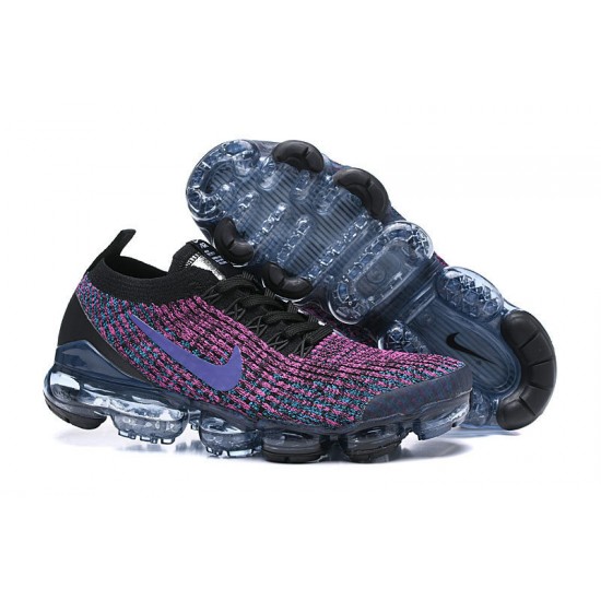 Air VaporMax Flyknit 3 Black Purple AJ6900-009 W/M Sneakers