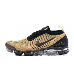 Air VaporMax Flyknit 3 Black Yellow  AJ6900-006 W/M Sneakers