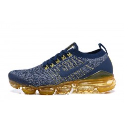 Air VaporMax Flyknit 3 Blue Yellow AJ6900-444 W/M Sneakers