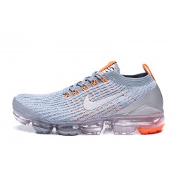 Air VaporMax Flyknit 3 Grey Orange AJ6900-003 W/M Sneakers