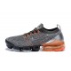 Air VaporMax Flyknit 3 Grey Orange AJ6900-024 W/M Sneakers