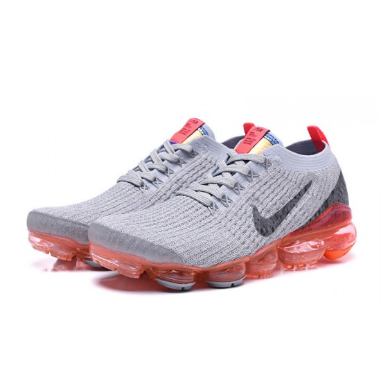 Air VaporMax Flyknit 3 Grey Red AJ6900-600 W/M Sneakers