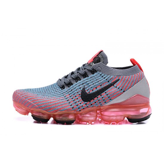 Air VaporMax Flyknit 3 Grey Red AJ6900-601 W/M Sneakers