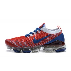 Air VaporMax Flyknit 3 Red Blue CW5585-100 W/M Sneakers