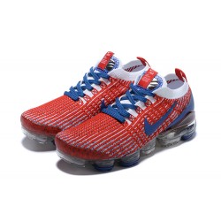 Air VaporMax Flyknit 3 Red Blue CW5585-100 W/M Sneakers