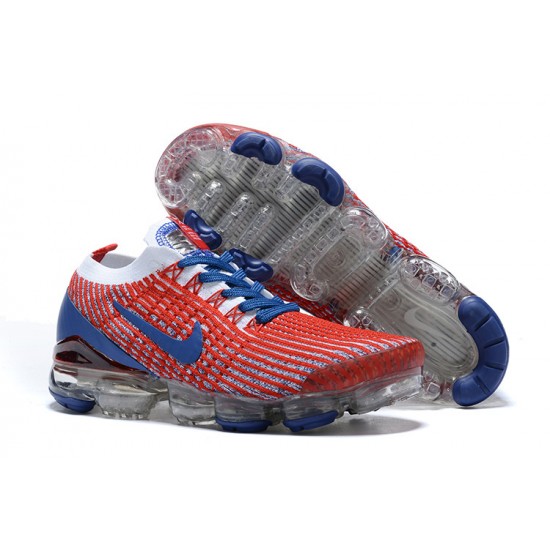 Air VaporMax Flyknit 3 Red Blue CW5585-100 W/M Sneakers