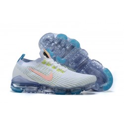 Air VaporMax Flyknit 3 White Blue AJ6900-003 W/M Sneakers