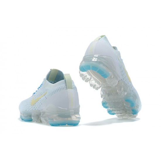 Air VaporMax Flyknit 3 White Blue AJ6910-500 W/M Sneakers