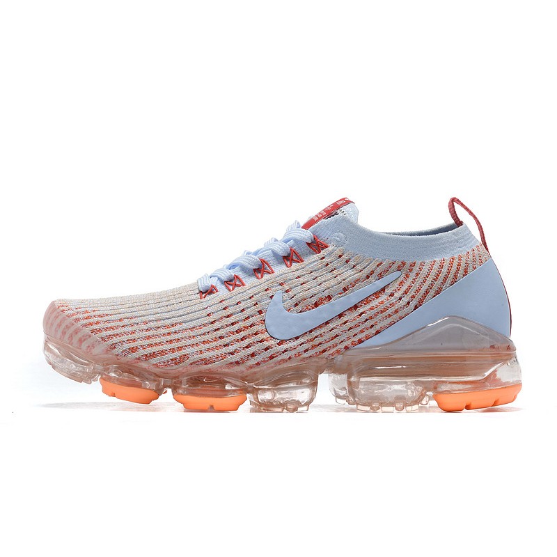 Air VaporMax Flyknit 3 White Orange AJ6910-400 W/M Sneakers