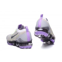 Air VaporMax Flyknit 3 White Purple AJ6900-102 W/M Sneakers