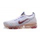 Air VaporMax Flyknit 3 White Red AJ6910-501 W/M Sneakers