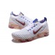 Air VaporMax Flyknit 3 White Red AJ6910-501 W/M Sneakers