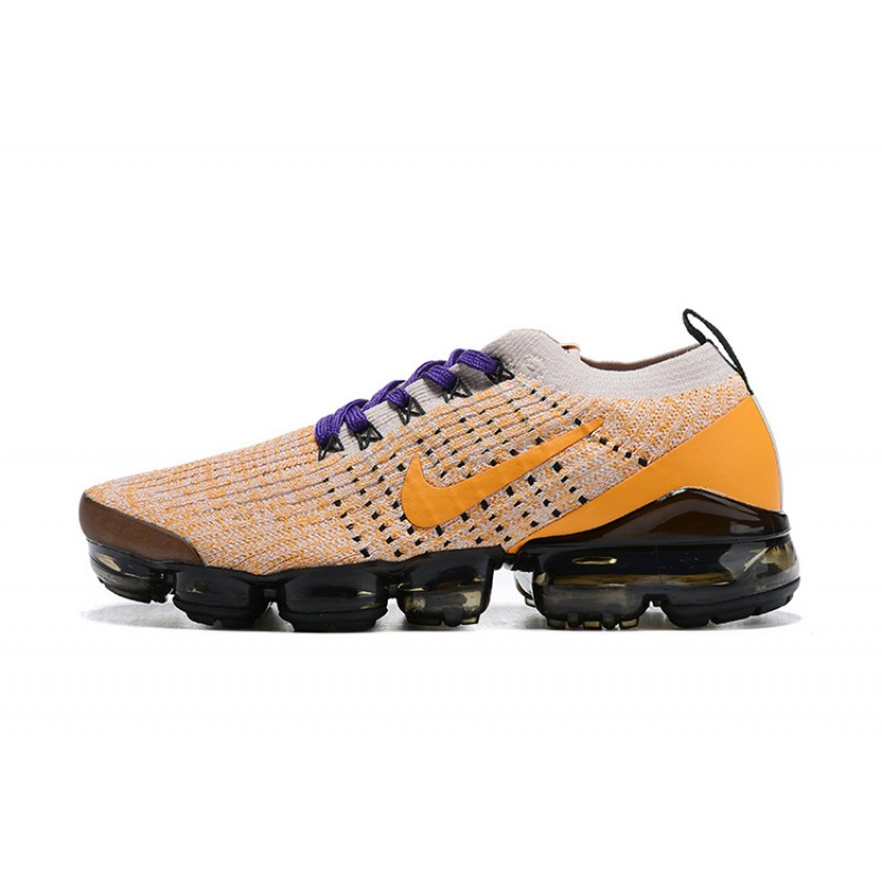 Air VaporMax Flyknit 3 Yellow Purple AJ6900-222 W/M Sneakers